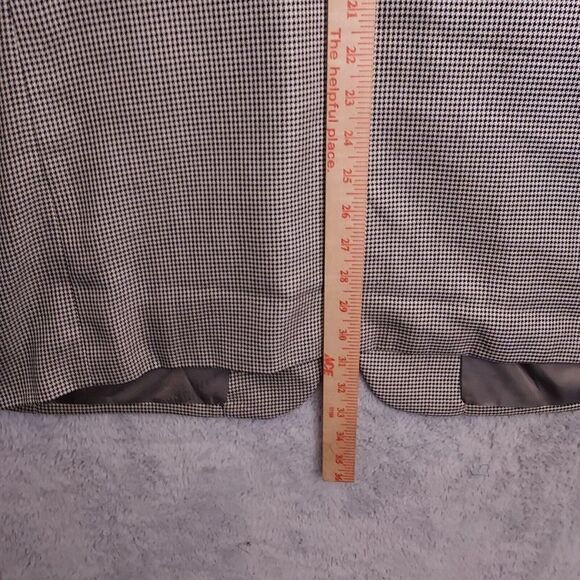 Stafford Blazer Mens 44R Silk Wool Blend Houndstooth Sport Coat Preppy Casual 44 - Picture 14 of 15